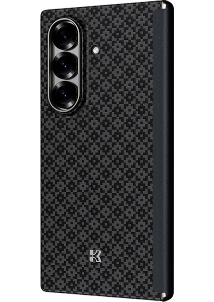 Galaxy Z Fold 7 Uyumlu Kılıf M-Safe Özellikli Benks Armorair Armorgrid Serisi Kevlar Kapak Siyah fiyatları