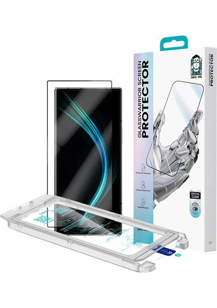 Galaxy Z Fold 7 Uyumlu Benks Glass Warrior Hd Cam Ekran Koruyucu Uygulama Aparatlı Siyah