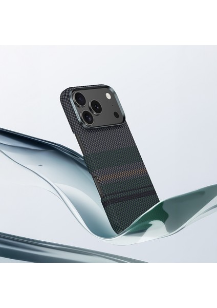 iPhone 17 Air Uyumlu Kılıf M-Safe Özellikli Karbon Fiber Benks Aurora Armorair Kevlar Kapak Siyah fırsatları