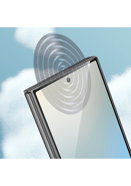 Galaxy Z Fold 7 Uyumlu Benks Ultra Shield Ekran Koruyucu Uygulama Aparatlı Siyah