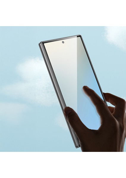 Galaxy Z Fold 7 Uyumlu Benks Ultra Shield Ekran Koruyucu Uygulama Aparatlı Siyah