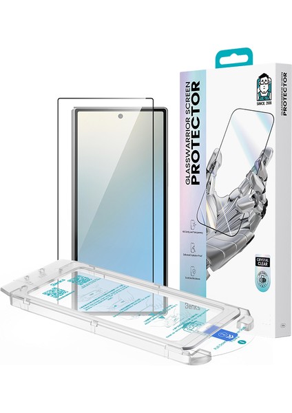 Galaxy Z Fold 7 Uyumlu Benks Ultra Shield Ekran Koruyucu Uygulama Aparatlı Siyah