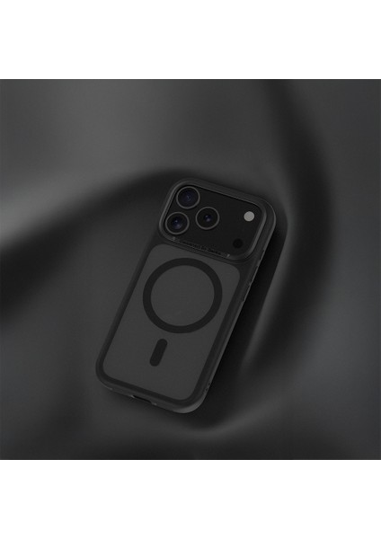 iPhone 17 Uyumlu Kılıf M-Safe Şarj Özellikli Benks Mist Protective Kapak Siyah