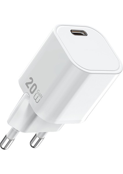 WI-G014 Cube Serisi Gan Tech Pd Hızlı Şarj Özellikli Mini Şarj Başlığı 20W Beyaz
