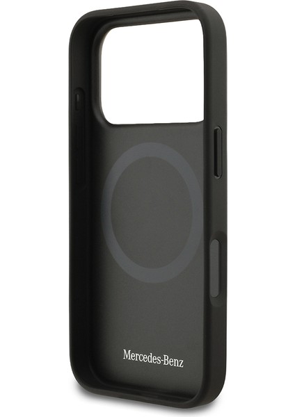 iPhone 17 Pro Kılıf Mercedes Benz Lisanslı M-Safe Şarj Hakiki Deri Nostaljik Yıldız Dizayn Siyah fırsatları