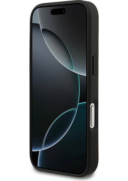 iPhone 17 Pro Kılıf Mercedes Benz Lisanslı M-Safe Şarj Hakiki Deri Nostaljik Yıldız Dizayn Siyah