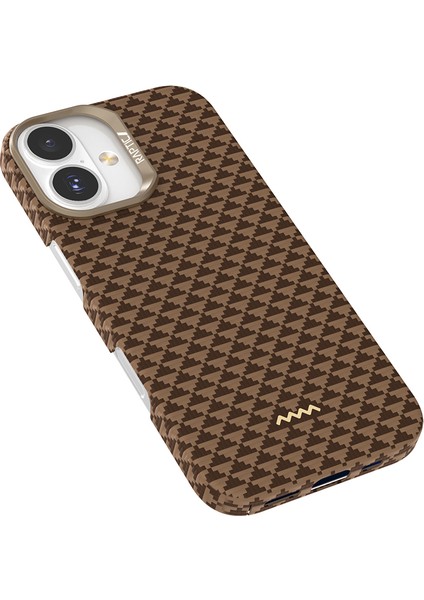 iPhone 17 Uyumlu Kılıf M-Safe Şarj Özellikli Raptic Aramid Skin Origin Serisi Kapak Kahverengi fiyatları