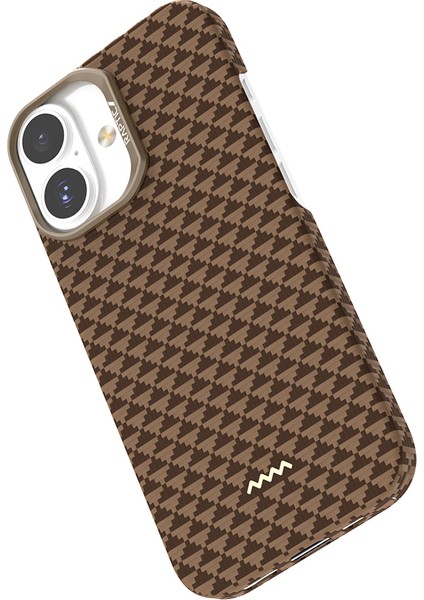 iPhone 17 Uyumlu Kılıf M-Safe Şarj Özellikli Raptic Aramid Skin Origin Serisi Kapak Kahverengi indirimleri