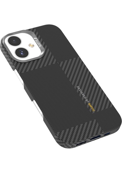 iPhone 17 Kılıf M-Safe Şarjlı 600D Metal Kamera Çerçeveli Raptic Aramid Fiber Geotik Serisi Siyah fiyatları