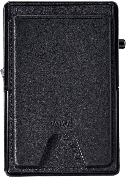 MW-006 Tasarımlı 6 Hazneli Pu Magnetik Standlı Kartlık Siyah
