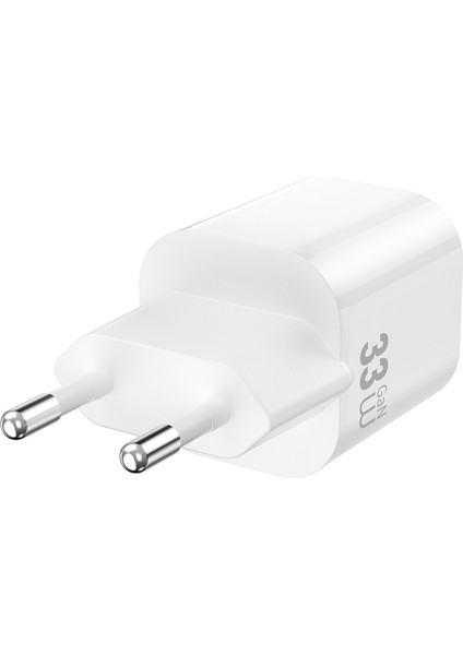 WI-G017 Cube Serisi Type-C Pd & Usb-A Gan Tech Pd Hızlı Şarj Mini Şarj Başlığı 33W Beyaz modelleri