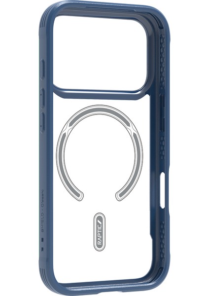 iPhone 17 Pro Uyumlu Kılıf M-Safe Şarjlı Airbagli Raptic Shield Serisi Şeffaf Kapak Colorful modelleri