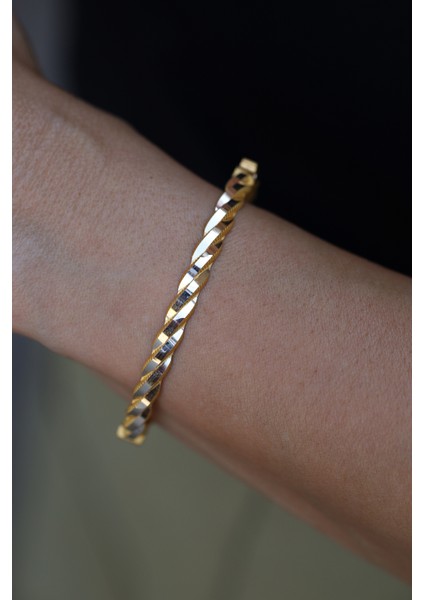 14 Ayar Altın Cimarlı Ikili Burgu Kelepçe fiyatları