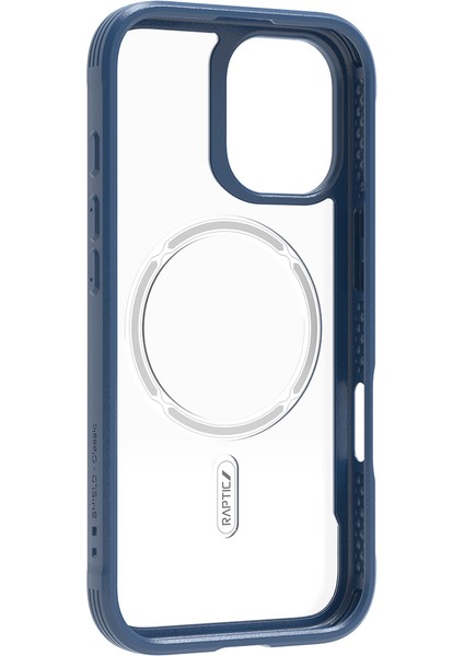 iPhone 17 Uyumlu Kılıf M-Safe Şarjlı Airbagli Raptic Shield Serisi Şeffaf Arka Yüzey Kapak Colorful modelleri