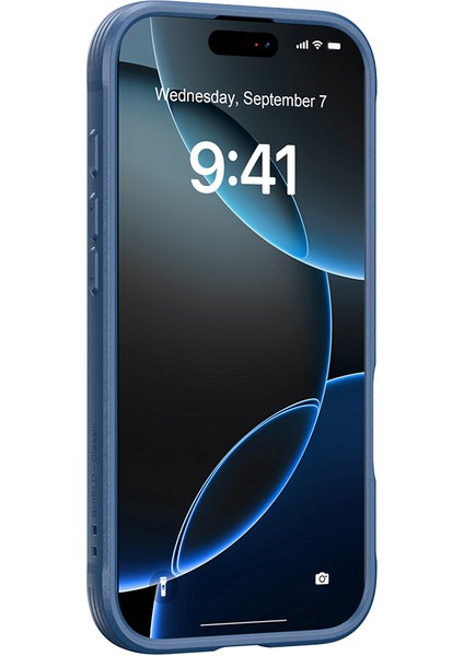 iPhone 17 Uyumlu Kılıf M-Safe Şarjlı Airbagli Raptic Shield Serisi Şeffaf Arka Yüzey Kapak Colorful