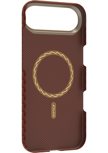 iPhone 17 Air Uyumlu Kılıf M-Safe Şarj Özellikli Raptic Aramid Skin Origin Serisi Kapak Kırmızı indirimleri