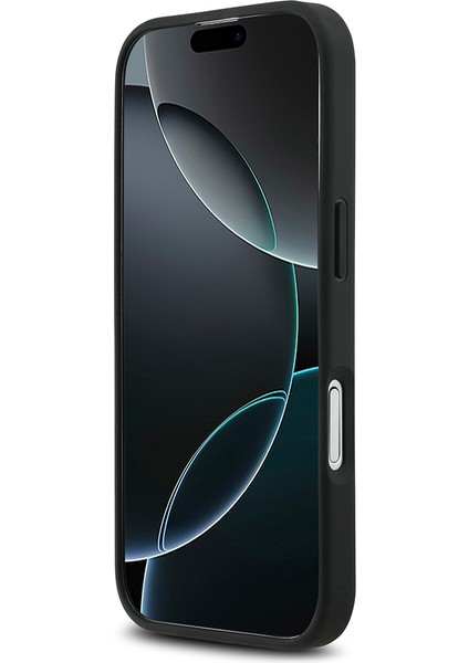 iPhone 17 Kılıf Mercedes Benz Lisanslı M-Safe Şarj Hakiki Deri Nostaljik Yıldız Dizayn Siyah