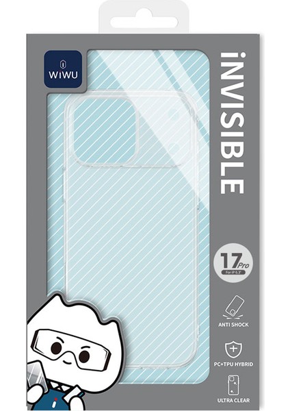 iPhone 17 Pro Uyumlu Kılıf Wiwu YXK-206 Invisible Sert Pc Kapak Şeffaf fırsatları