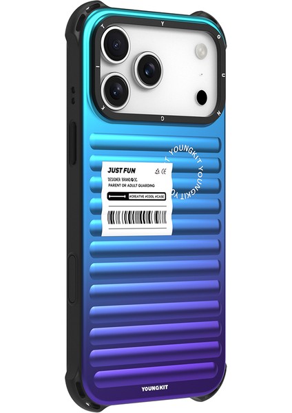 iPhone 17 Pro Max Uyumlu Kılıf Youngkit The Secret Color Serisi Kapak Mor