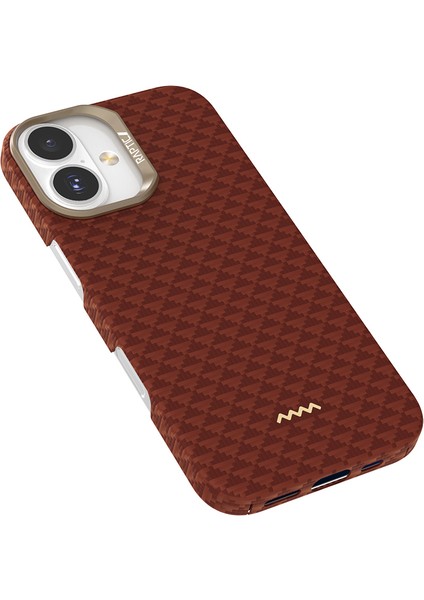 iPhone 17 Uyumlu Kılıf M-Safe Şarj Özellikli Raptic Aramid Skin Origin Serisi Kapak Kırmızı fiyatları