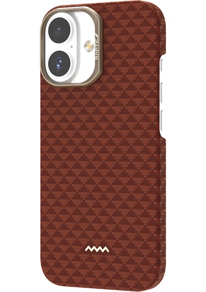 iPhone 17 Uyumlu Kılıf M-Safe Şarj Özellikli Raptic Aramid Skin Origin Serisi Kapak Kırmızı fırsatları