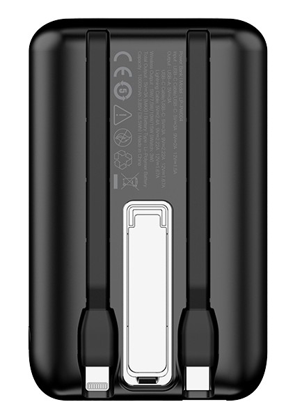 LP-PW004 Akıllı Saat Kablosuz Şarj Özellikli Wireless Powerbank 10000MAH 15W Siyah fiyatları