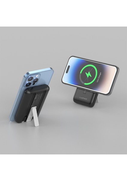 LP-PW004 Akıllı Saat Kablosuz Şarj Özellikli Wireless Powerbank 10000MAH 15W Siyah indirimleri