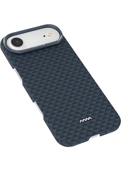 iPhone 17 Air Uyumlu Kılıf M-Safe Şarj Özellikli Raptic Aramid Skin Origin Serisi Kapak Lacivert fiyatları