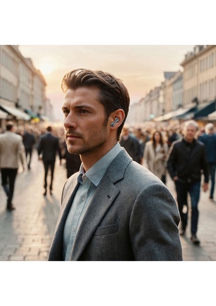 T32 Plus Anc/enc Teknolojili Kulak Içi Bluetooth Kulaklık V5.4 Siyah