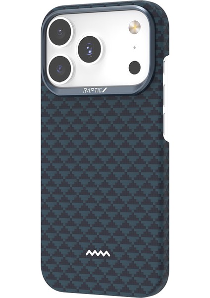 iPhone 17 Pro Uyumlu Kılıf M-Safe Şarj Özellikli Raptic Aramid Skin Origin Serisi Kapak Lacivert fırsatları