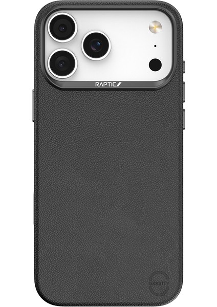 iPhone 17 Pro Max Uyumlu Kılıf M-Safe Şarj Özellikli Polimerik Deri Raptic Urban Nano Kapak Siyah fırsatları