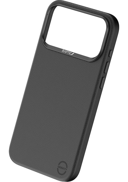 iPhone 17 Pro Max Uyumlu Kılıf M-Safe Şarj Özellikli Polimerik Deri Raptic Urban Nano Kapak Siyah indirimleri