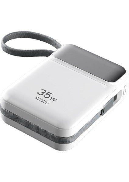 WI-P052 Galaxy Serisi Type-C Lightning Çıkışlı Taşınabilir Powerbank Pd 35W 10000MAH Beyaz fiyatları