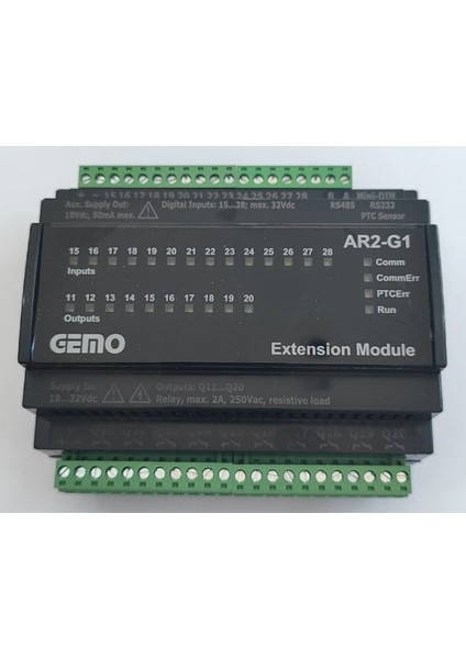 AR2-G1-24VDC-14D ,24VDC 14D/10R Plc Ek Modül