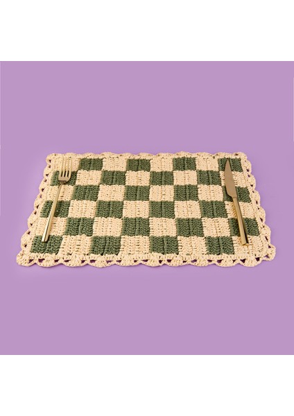 Soft Dama Supla - Bej / Yeşil - 30X45 cm fiyatları