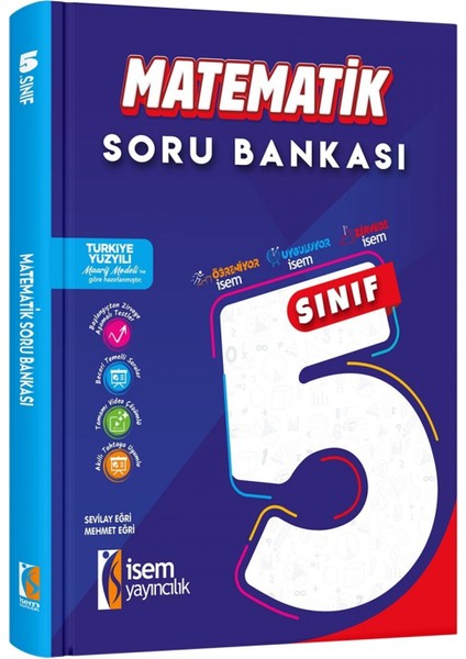 Isem Yayıncılık 5.sınıf Matematik Soru Bankası