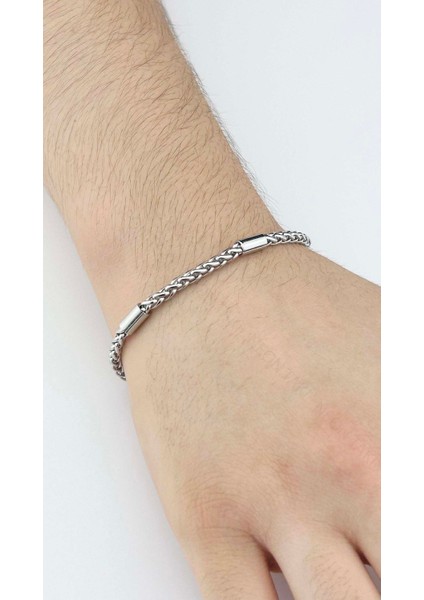 Erkek Zincir Bileklik 500, Gümüş Renk fiyatları