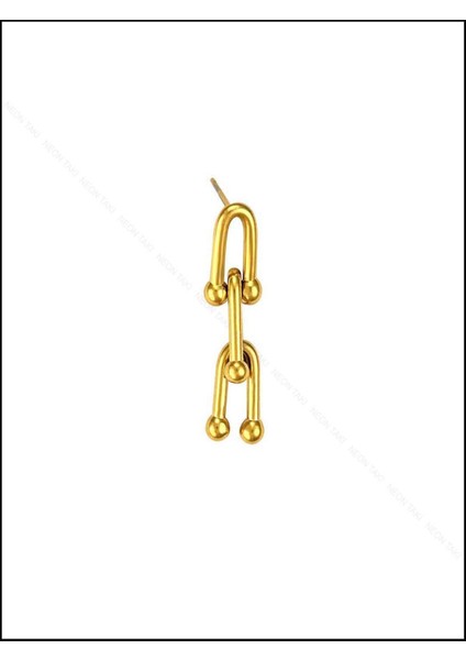 Tiff Model, Sallantılı Model, Paslanmaz Çelik Küpe 336, Altın Renk modelleri