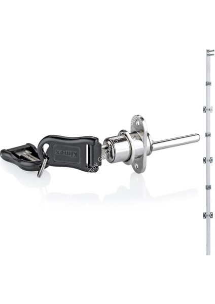 Merkezi Çekmece Kapak Kilidi 16MM Çubuk 70CM