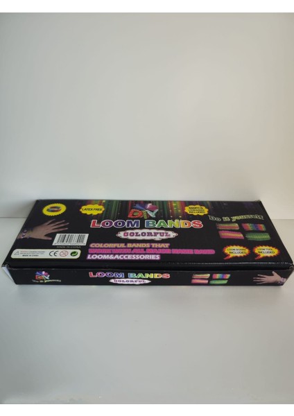 Loombands Dıy Toys Eğitici Takı Bileklik Yapma Seti(600 adet karışık renkli lastik içerir)
