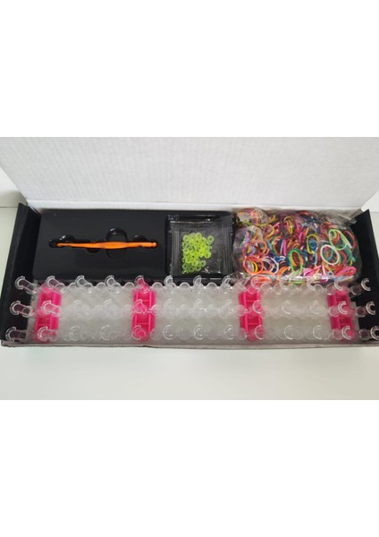 Loombands Dıy Toys Eğitici Takı Bileklik Yapma Seti(600 adet karışık renkli lastik içerir) fırsatları
