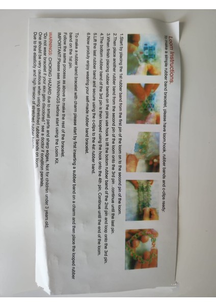 Loombands Dıy Toys Eğitici Takı Bileklik Yapma Seti(600 adet karışık renkli lastik içerir) indirimleri