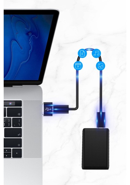 ADS-613 USB 3.1 To Type-C 10 Gbps Gen2 Yüksek Hızlı Data Şarj Çevirici Dönüştürücü Adaptör Siyah (2 Adet) fiyatları