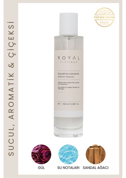 Maldıves 100 ml Kolonya