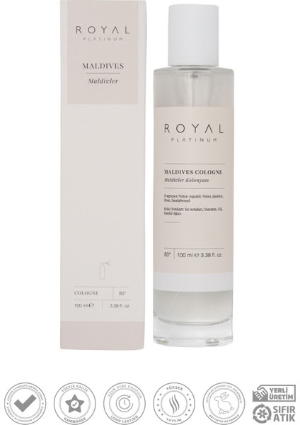 Maldıves 100 ml Kolonya fiyatları