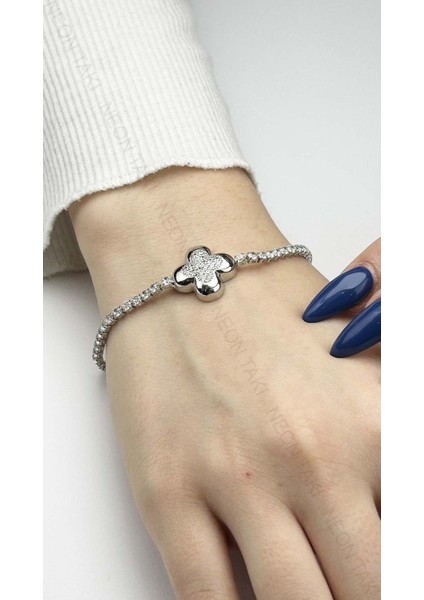 Su Yolu, Paslanmaz Çelik Zincir Bileklik 79, Gümüş Renk