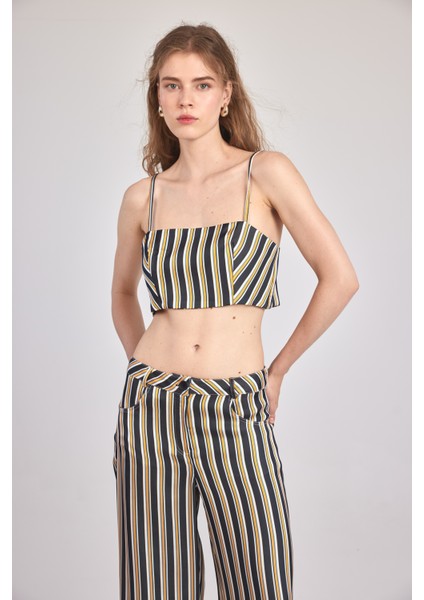 Ayla - Çizgili Saten Büstiyer fiyatları