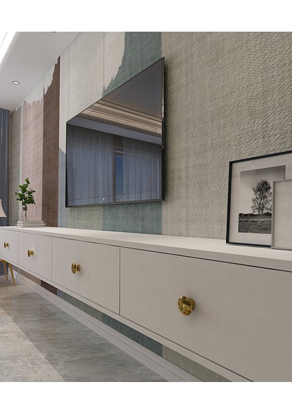 TDA2401B- Zuzu Double Duvara Montaj Tv Stand 240CM Beyaz modelleri