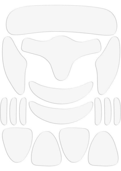Trendygirl Silikon Jel Yamalar Yeniden Kullanılabilir Pürüzsüzleştirici Alın Kırışıklığa Dayanıklı Pedler (Yurt Dışından)
