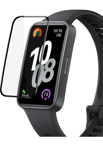 Huawei Band 10 Tam Kaplayan Nano Cam Ekran Koruyucu Siyah